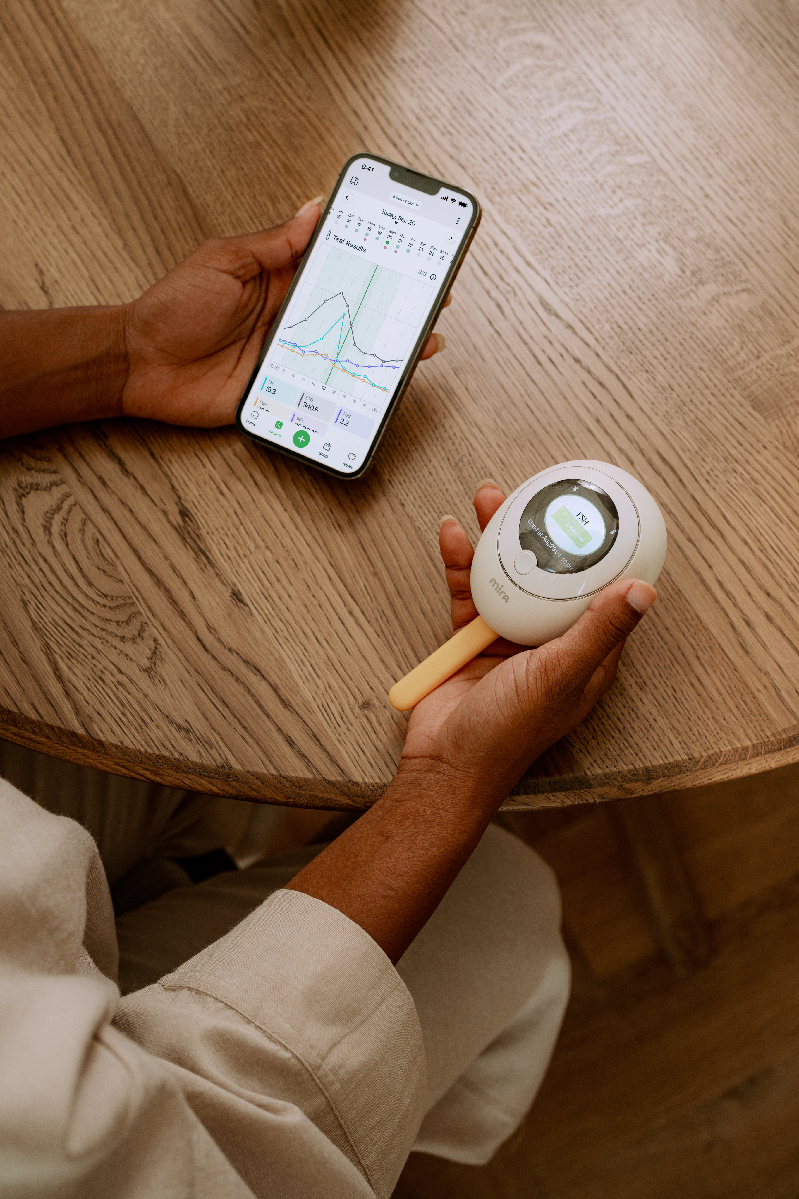 Get real-time hormone results at $X per test