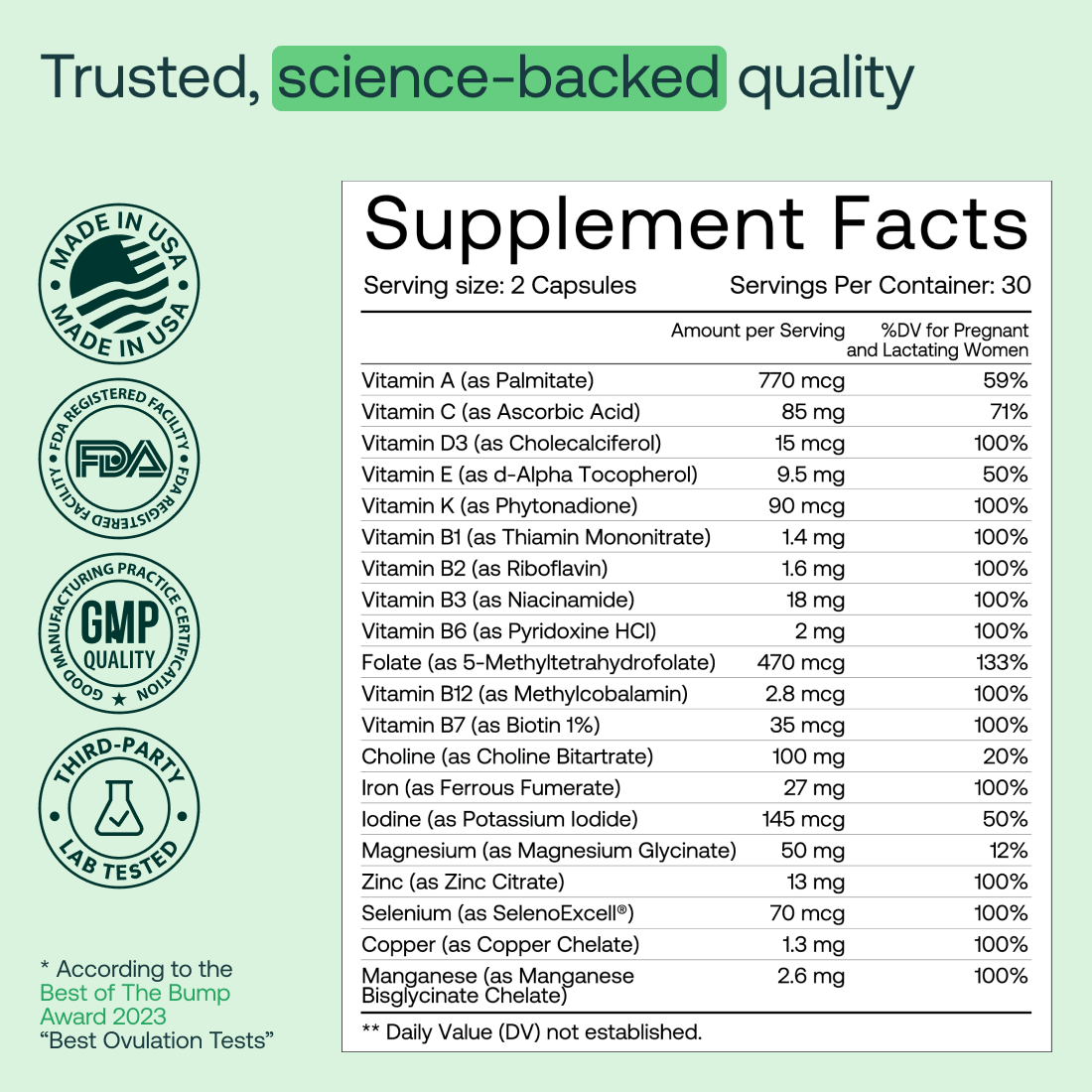 Mira Prenatal Multi-Vitamins