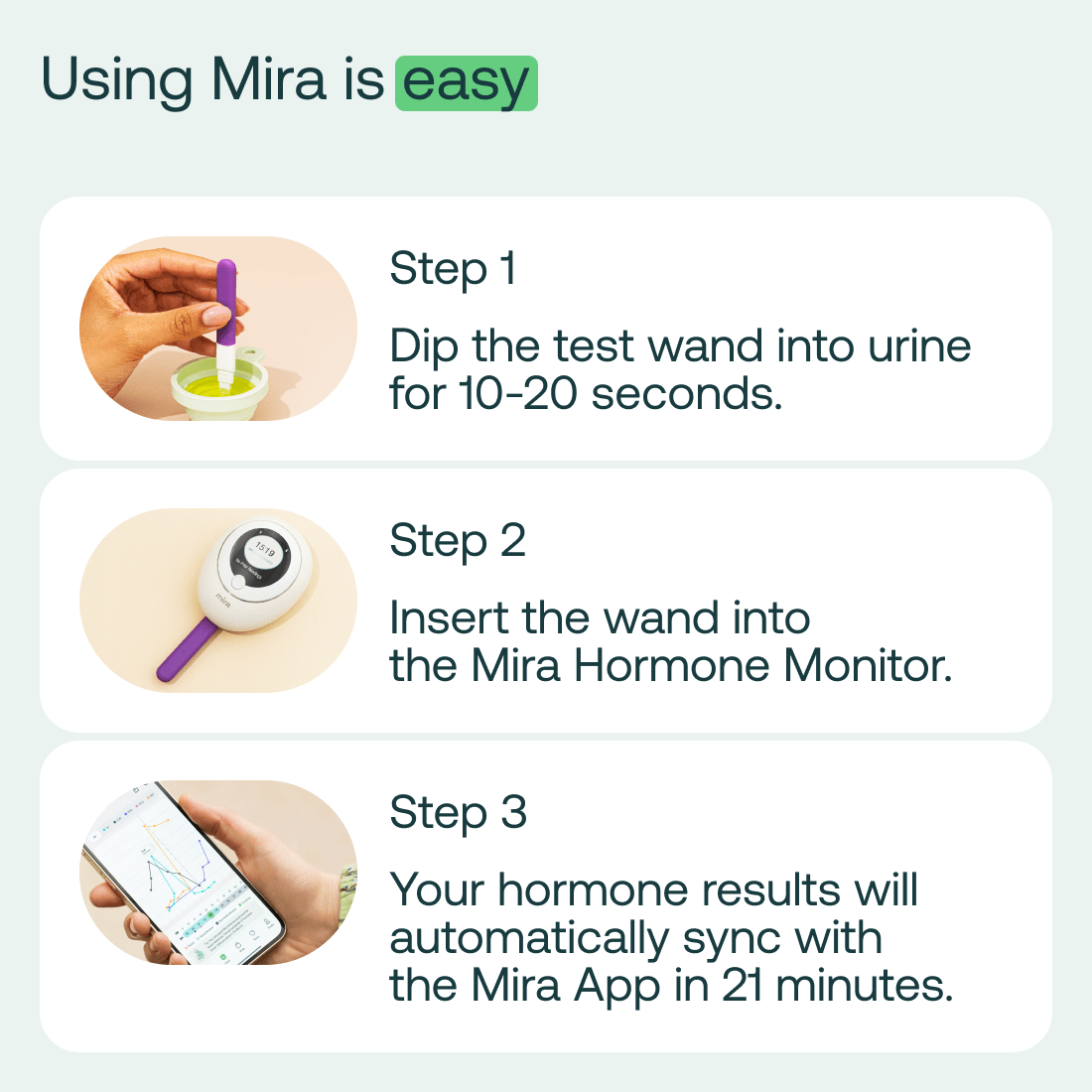 20 Mira Fertility Confirm Wands