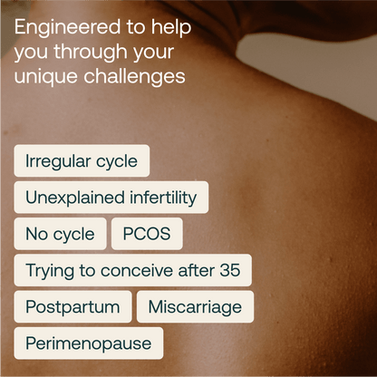 Mira Fertility tracker engineered for irregular cycles, PCOS, infertility, postpartum, miscarriage, and perimenopause support
