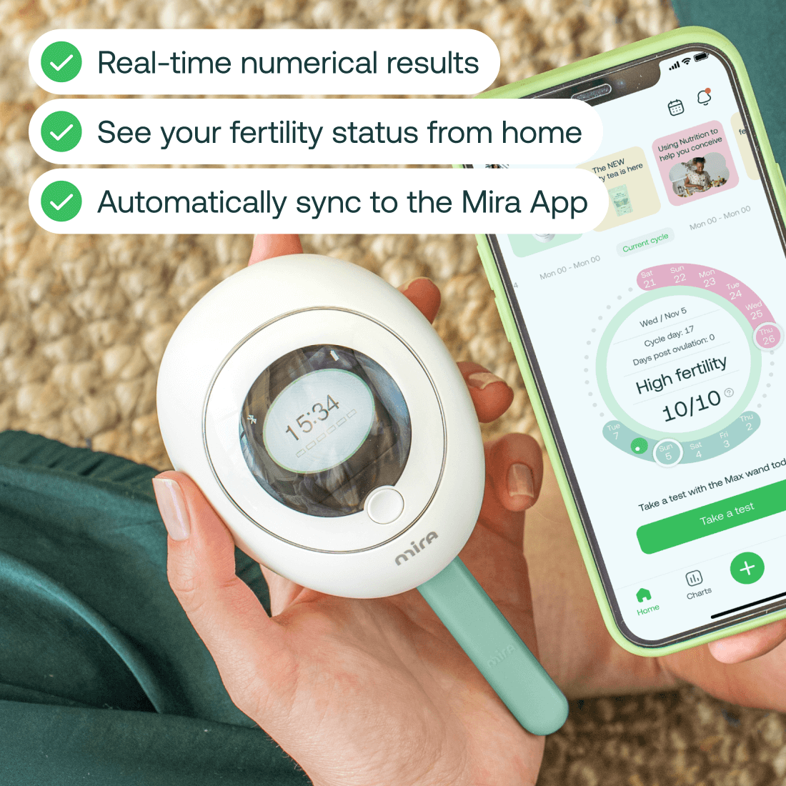 20 Mira Fertility Confirm Wands