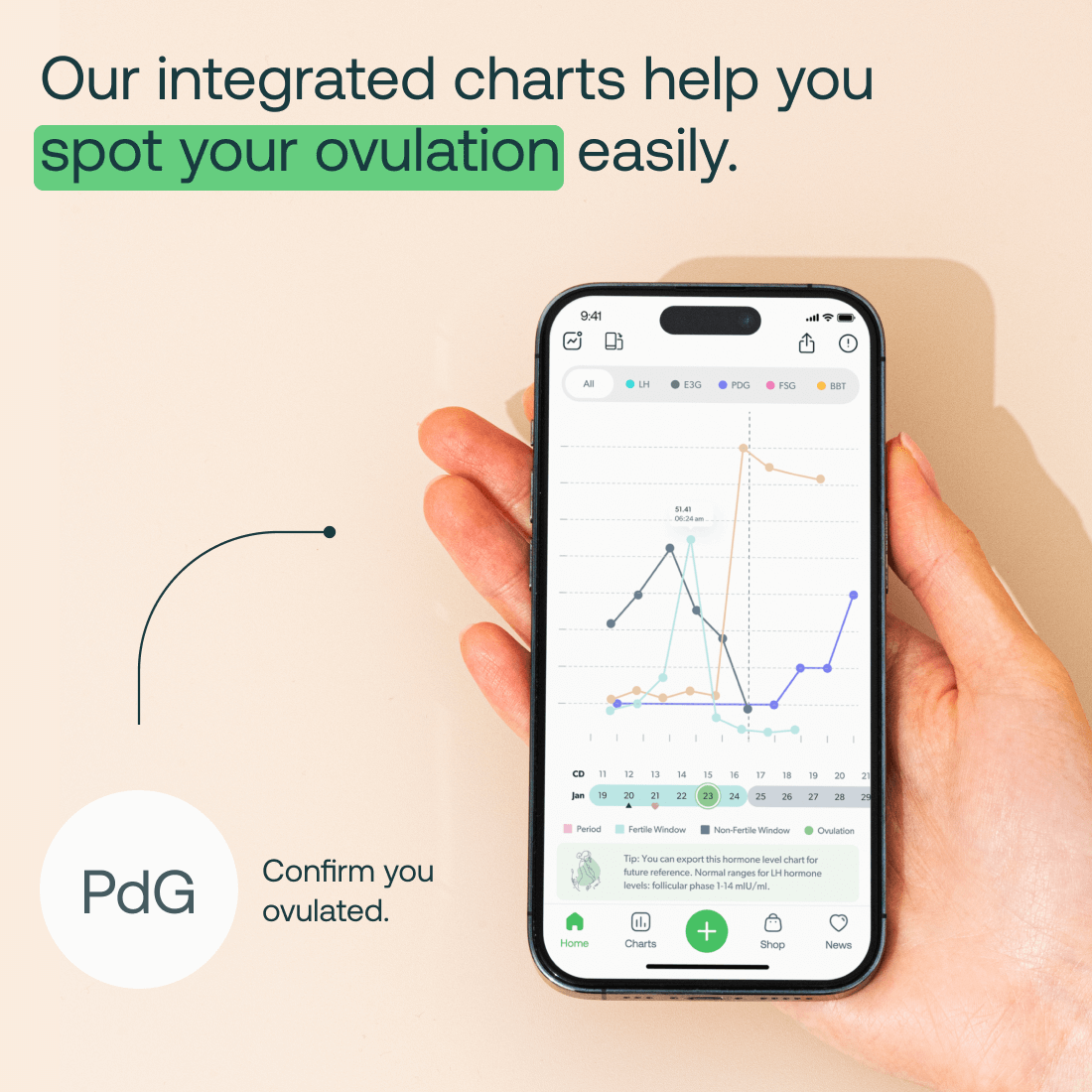 20 Mira Fertility Confirm Wands