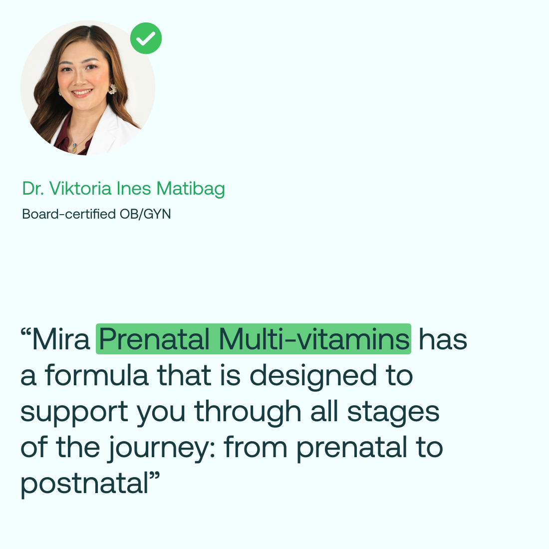 Mira Prenatal Multi-Vitamins