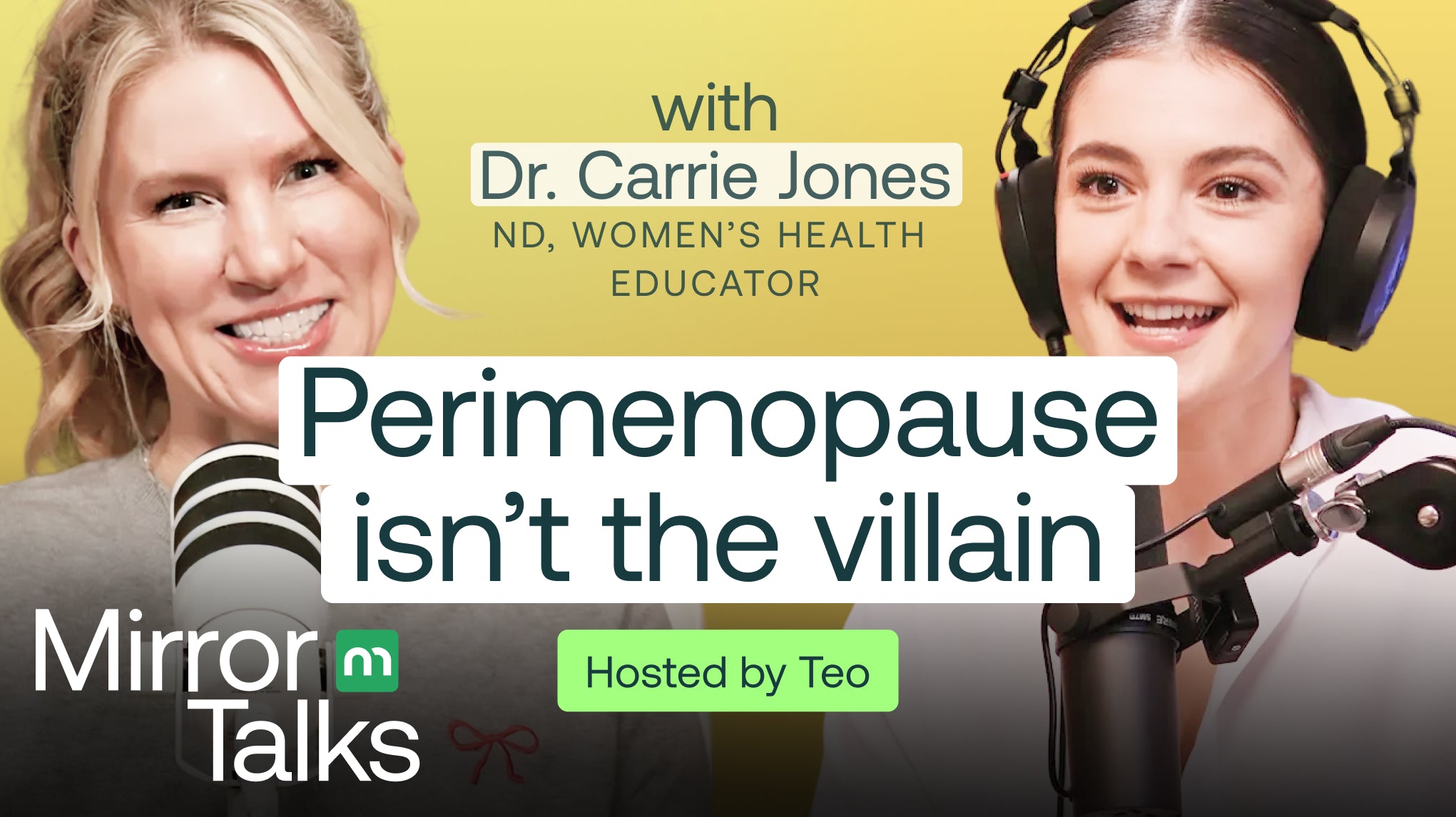 Load video: mirror talks podcast by Mira