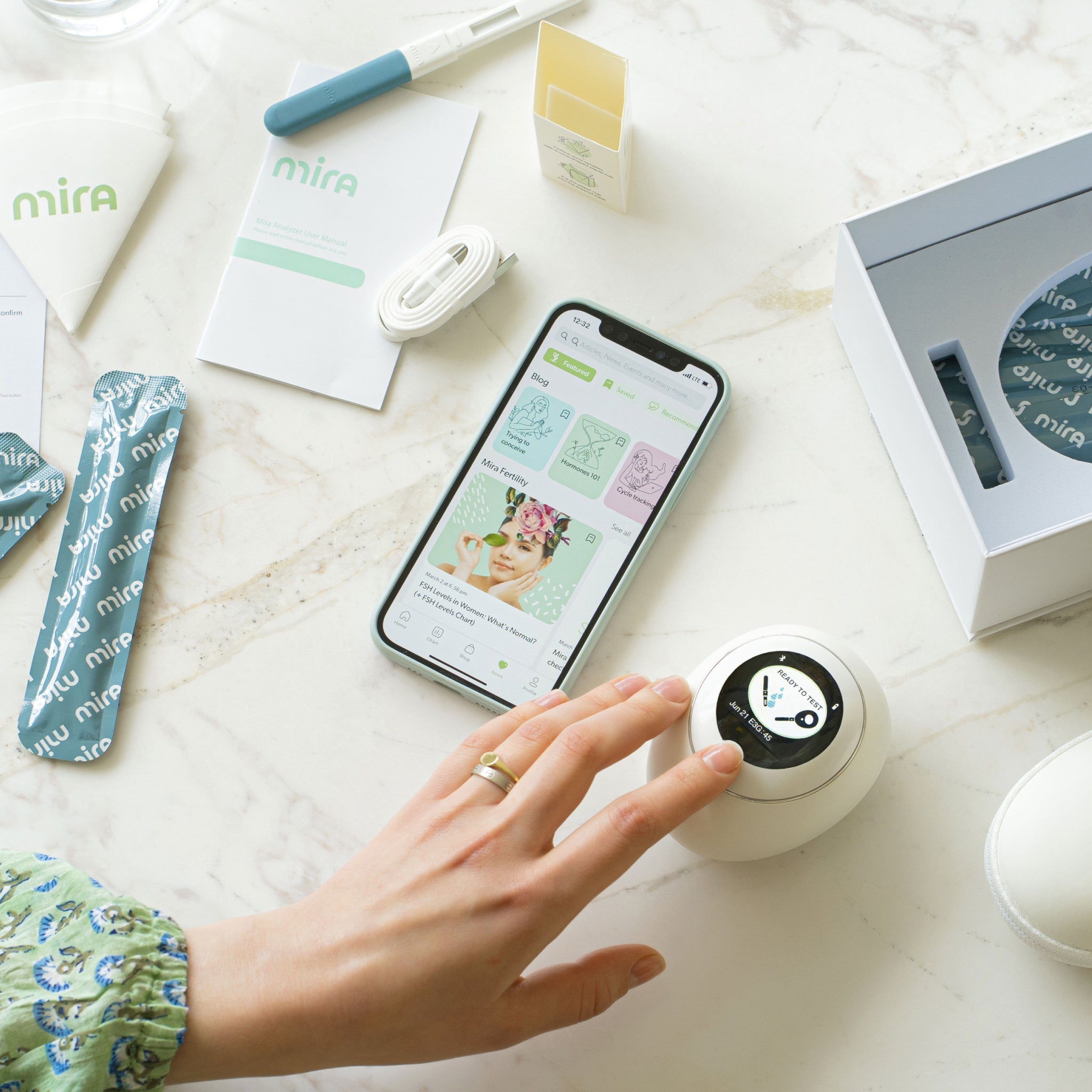 Mira Starter Kit Digital Fertility Tracker Ovulation Kit Mira